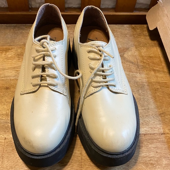 Zara Lug Sole Platform Oxfords, sz 38 (8 or 8.5) - Picture 1 of 4